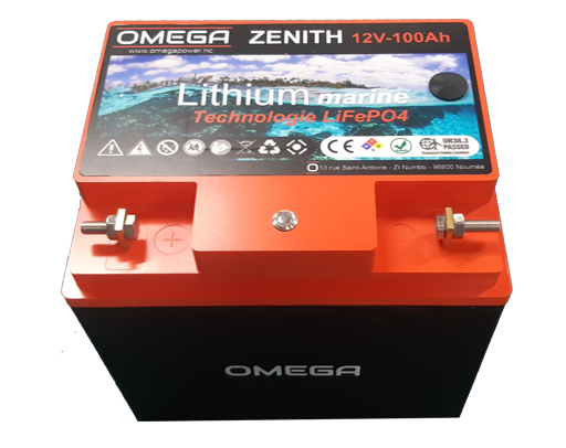 Zenith Batterie Lithium Marine Omega Power